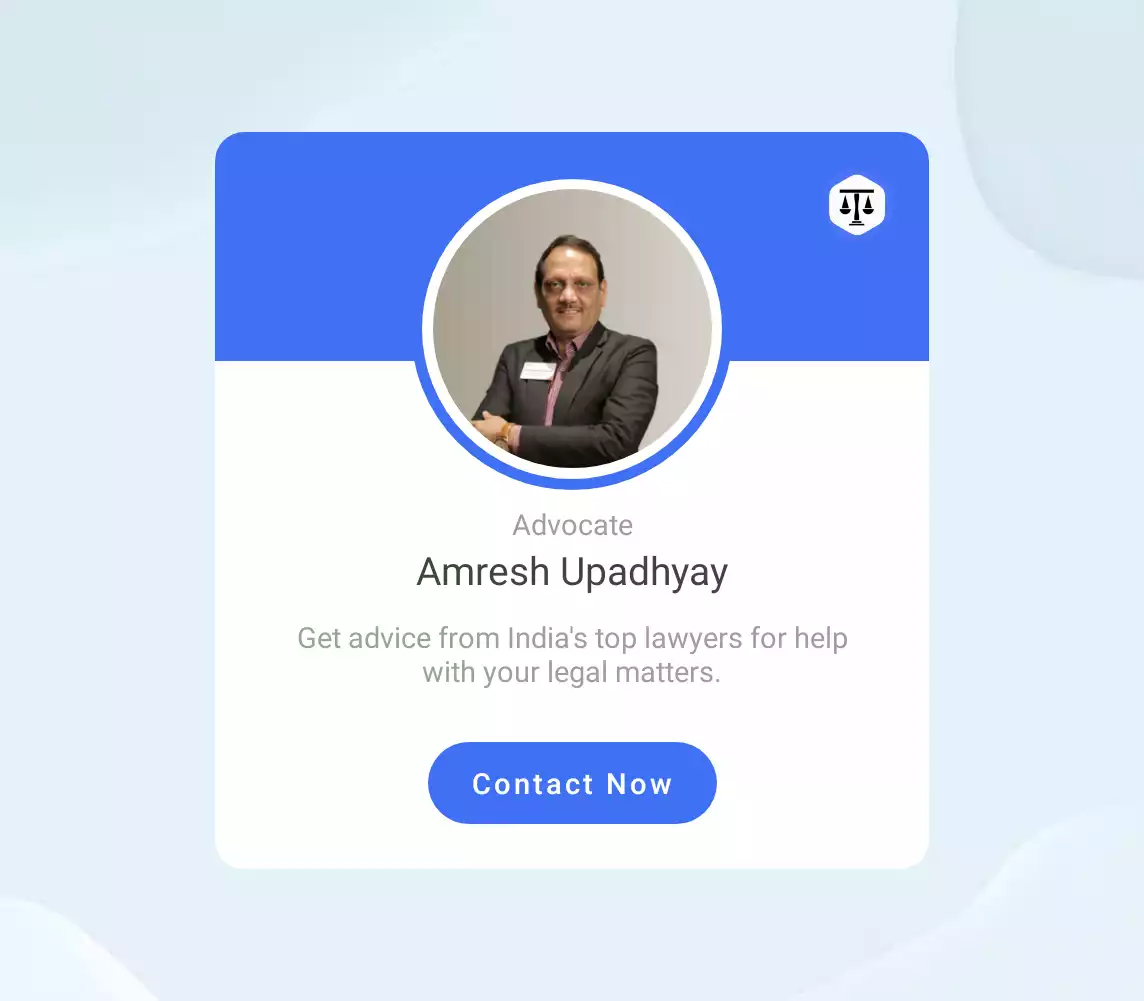 Advocate Amresh Upadhyay - Lawyer in Surat, Gujarat | Law4u