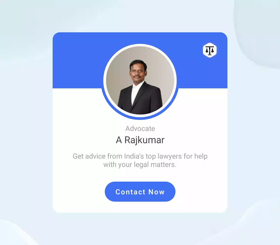 Advocate A Rajkumar - Lawyer in Thanjavur, Tamil Nadu | Law4u