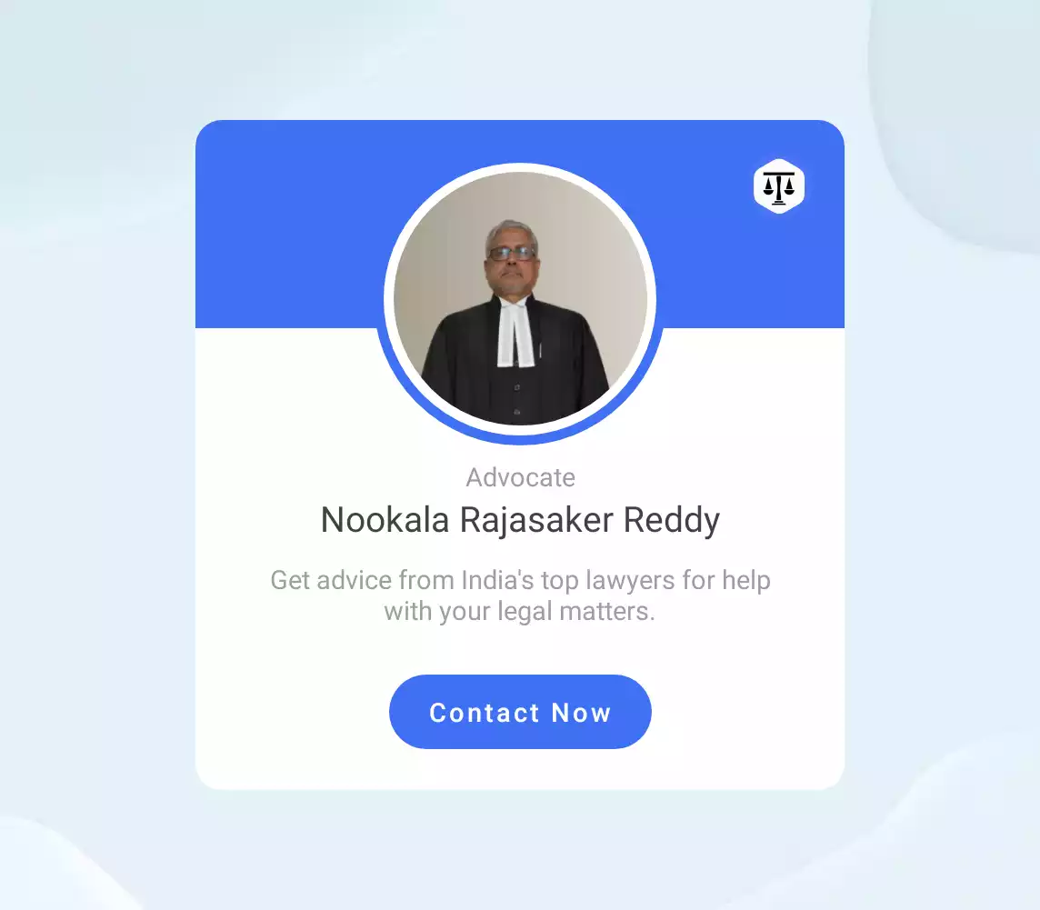 Advocate Nookala Rajasaker Reddy - Lawyer in Hyderabad-City Civil Court ...
