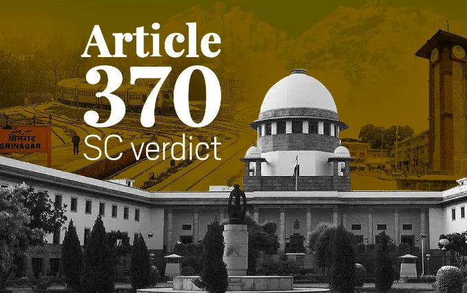 Supreme Court Dismisses Petitions To Review Article 370 Verdict