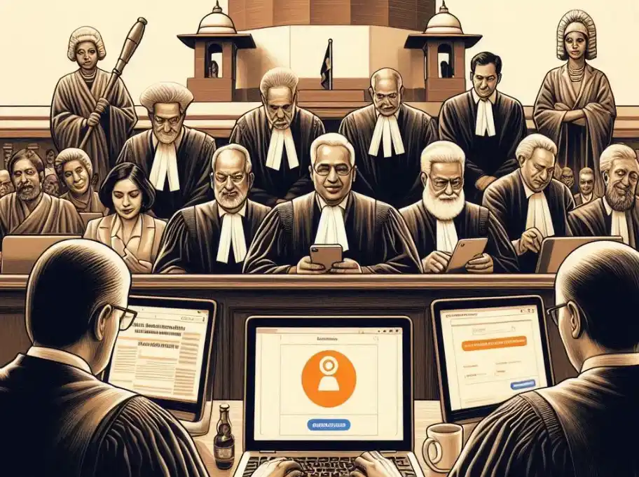 Supreme Court Rules Online Presence Will Be Marked Only for Advocates Who Are Present or Assisting in Court