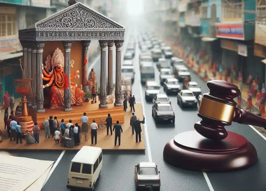 Orders Halt on Construction of Durga Puja Mandaps Over Public Roads to Prevent Traffic Congestion: Orissa High Court