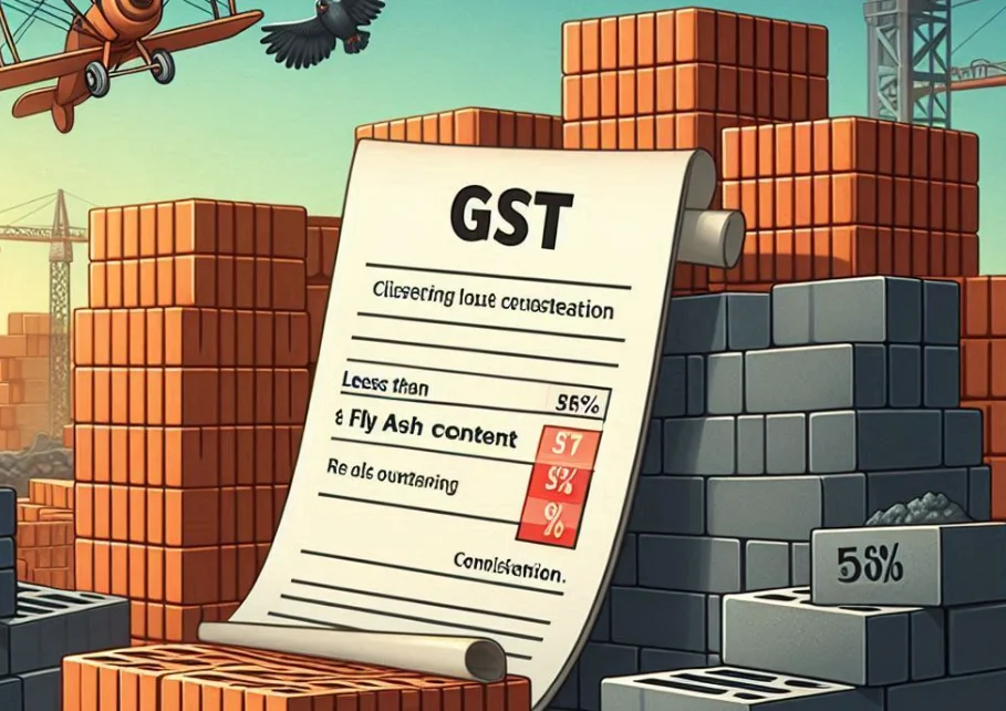 GST Rate on Bricks with Less Than 90% Fly Ash Content Set at 5% Instead of 18%: Gujarat High Court
