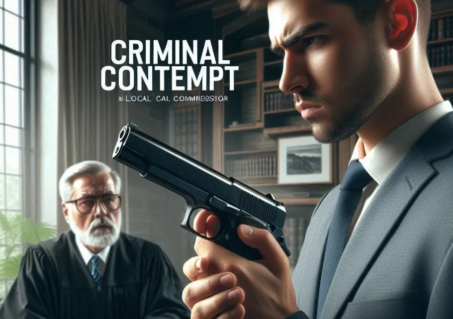 Court Initiates Suo Moto Criminal Contempt Proceedings Against Man for Brandishing Pistol During Inspection by Court-Appointed Local Commissioner: Delhi High Court